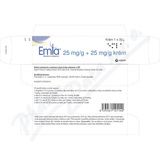 Emla 25mg-g+25mg-g crm.  1x30g